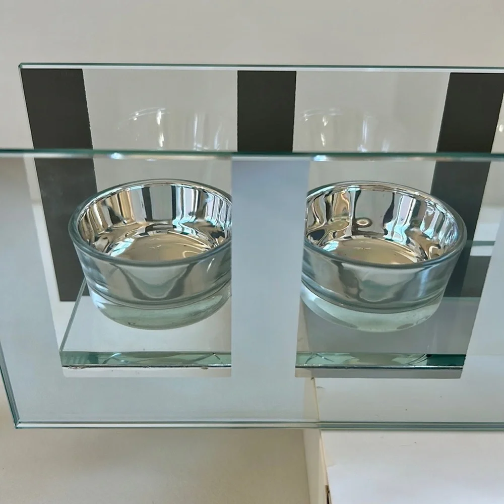 Morden Glass Candle holder